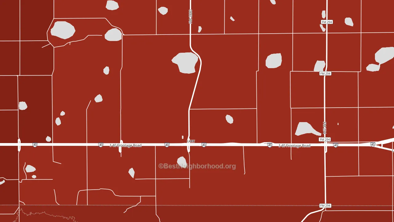 Lark, TX block-group political-lean map