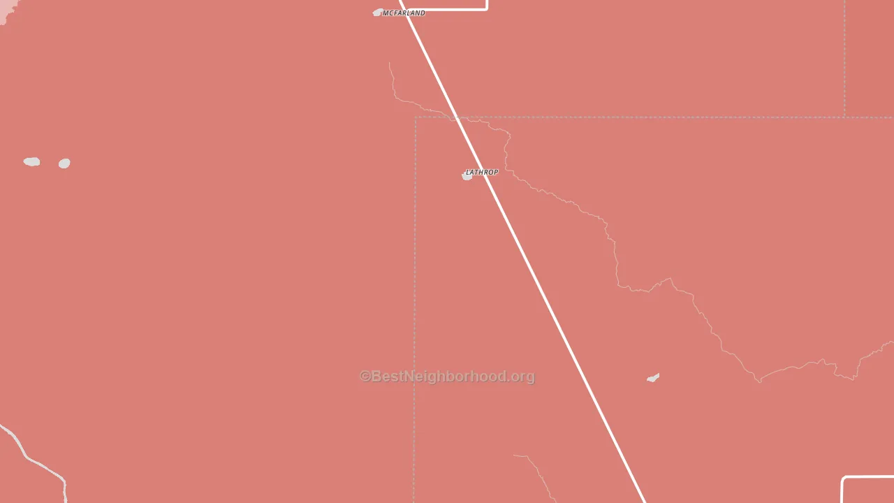 Lathrop, MI block-group political-lean map