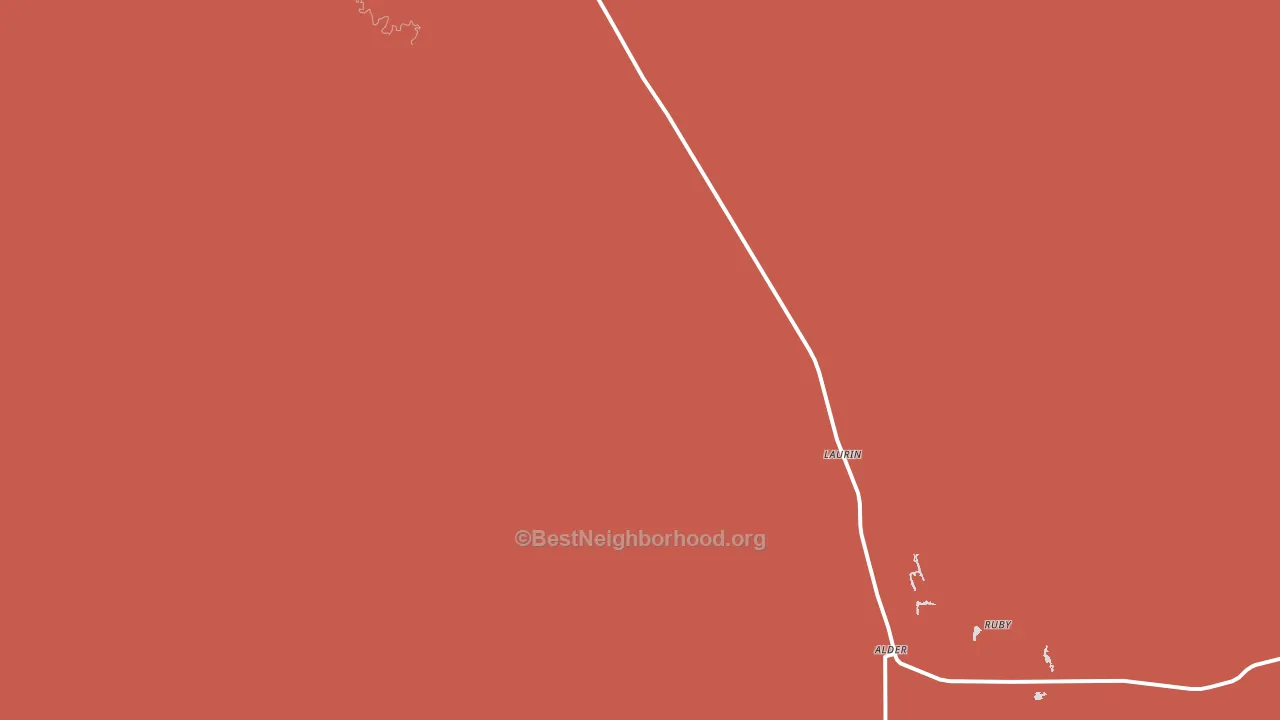 Laurin, MT block-group political-lean map