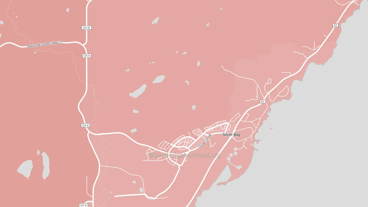 Lax Lake, MN block-group political-lean map