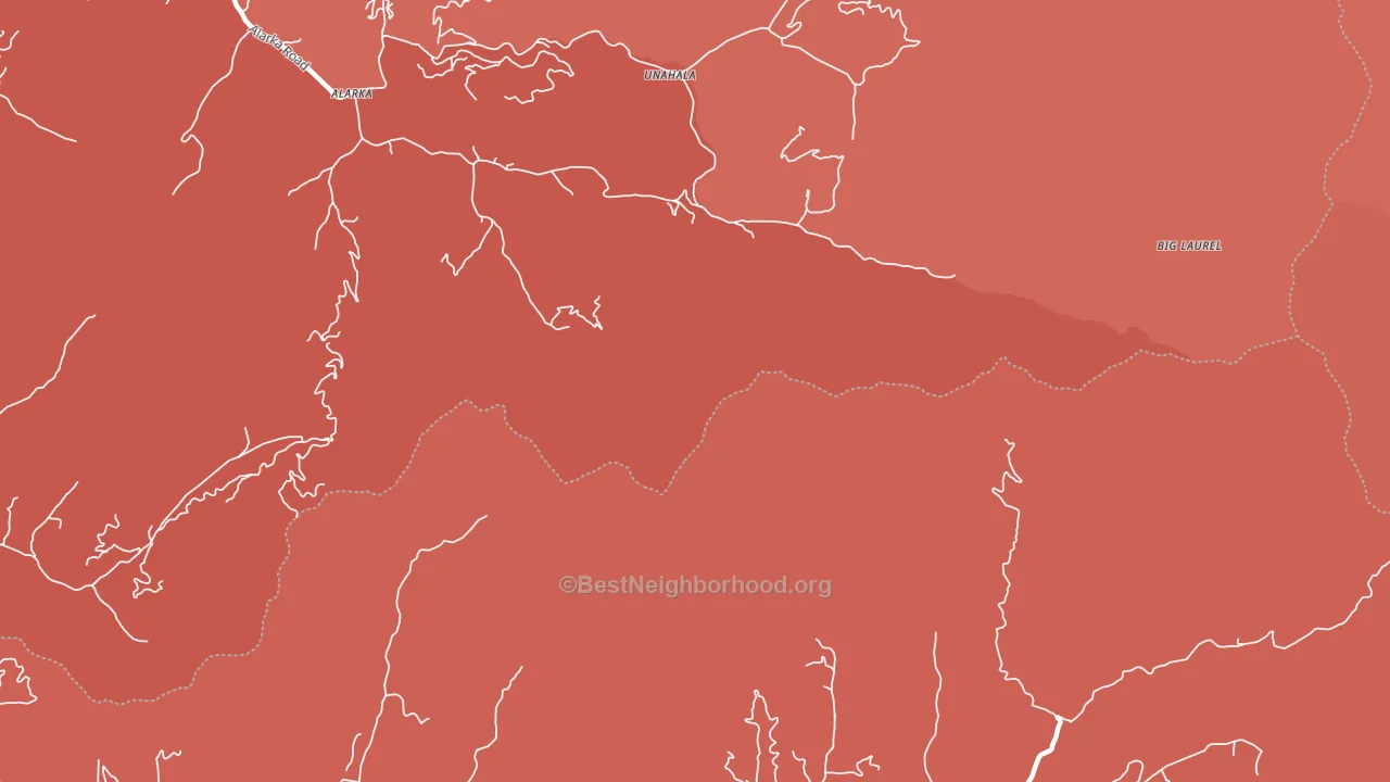 Leatherman, NC block-group political-lean map