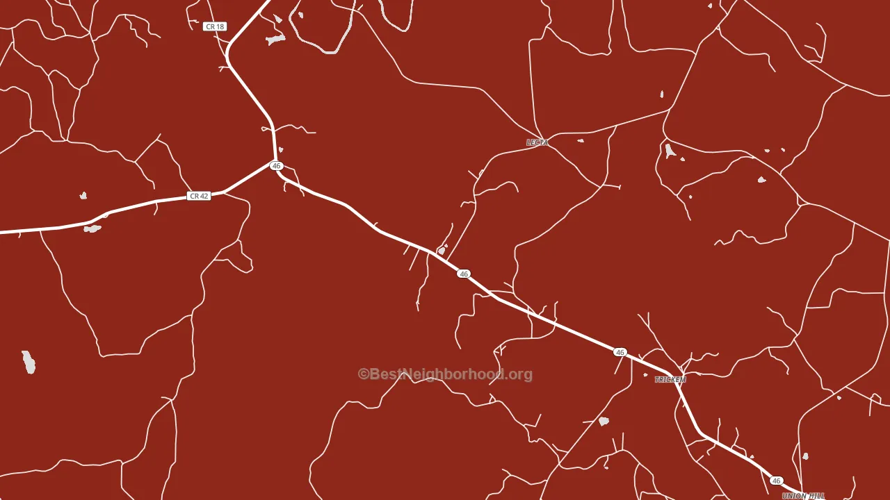 Lecta, AL block-group political-lean map