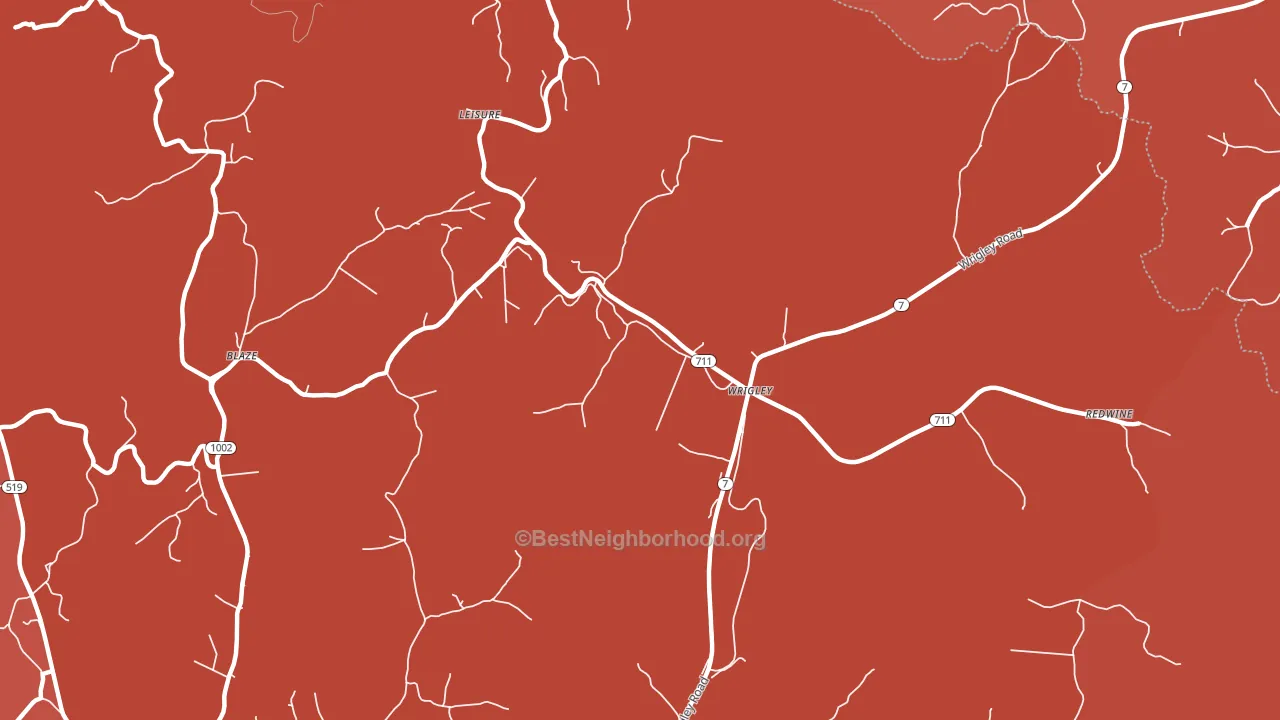 Leisure, KY block-group political-lean map