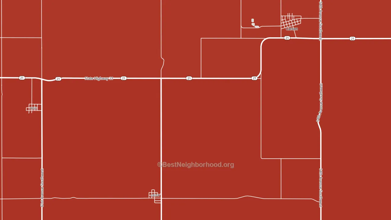 Leith, ND block-group political-lean map