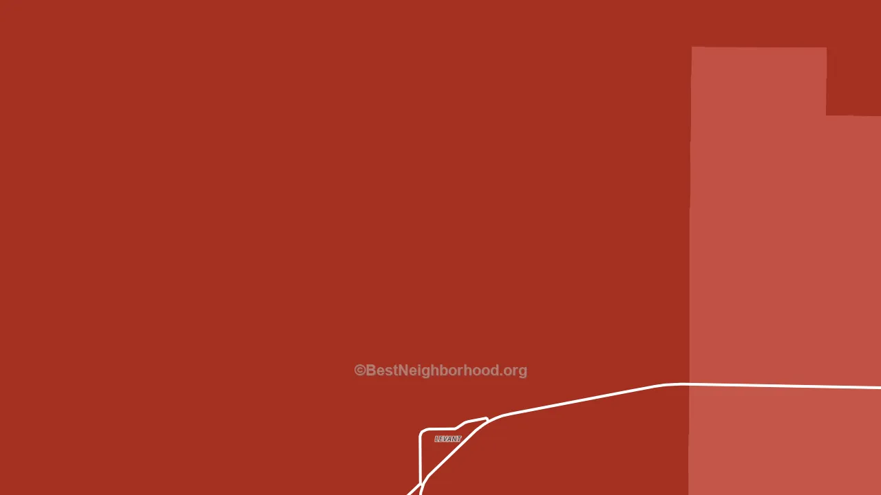 Levant, KS block-group political-lean map