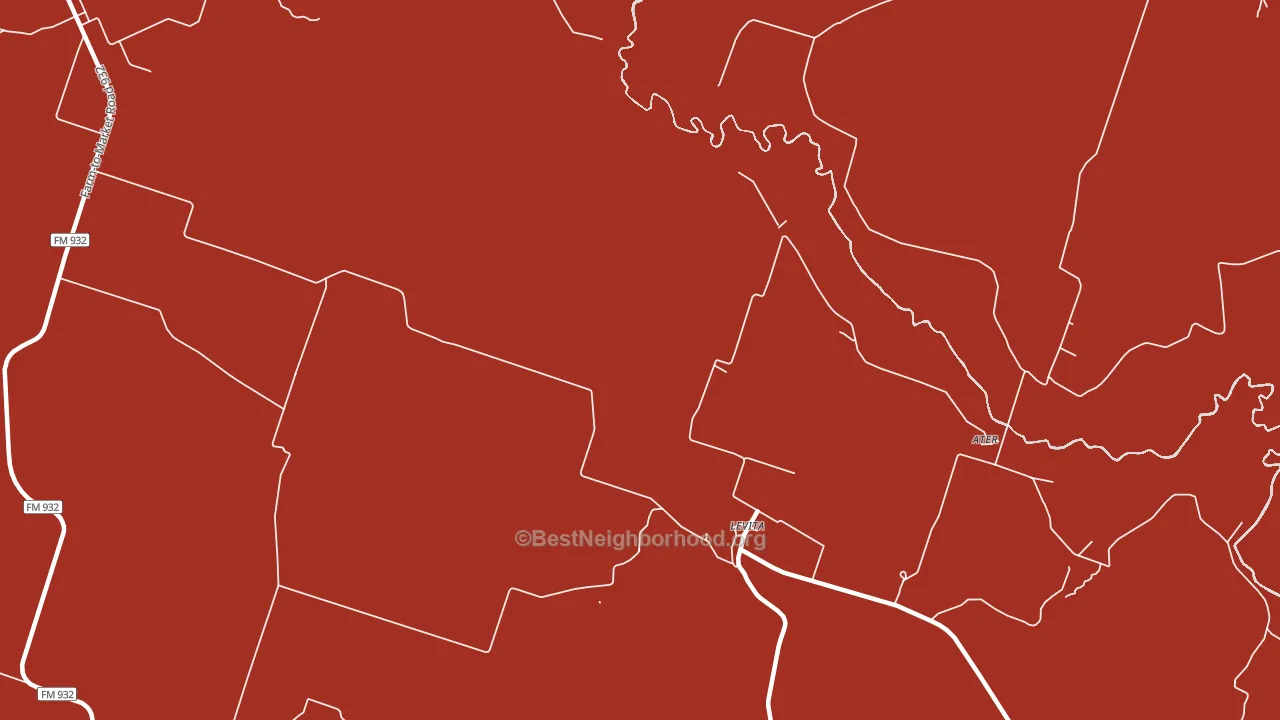 Levita, TX block-group political-lean map