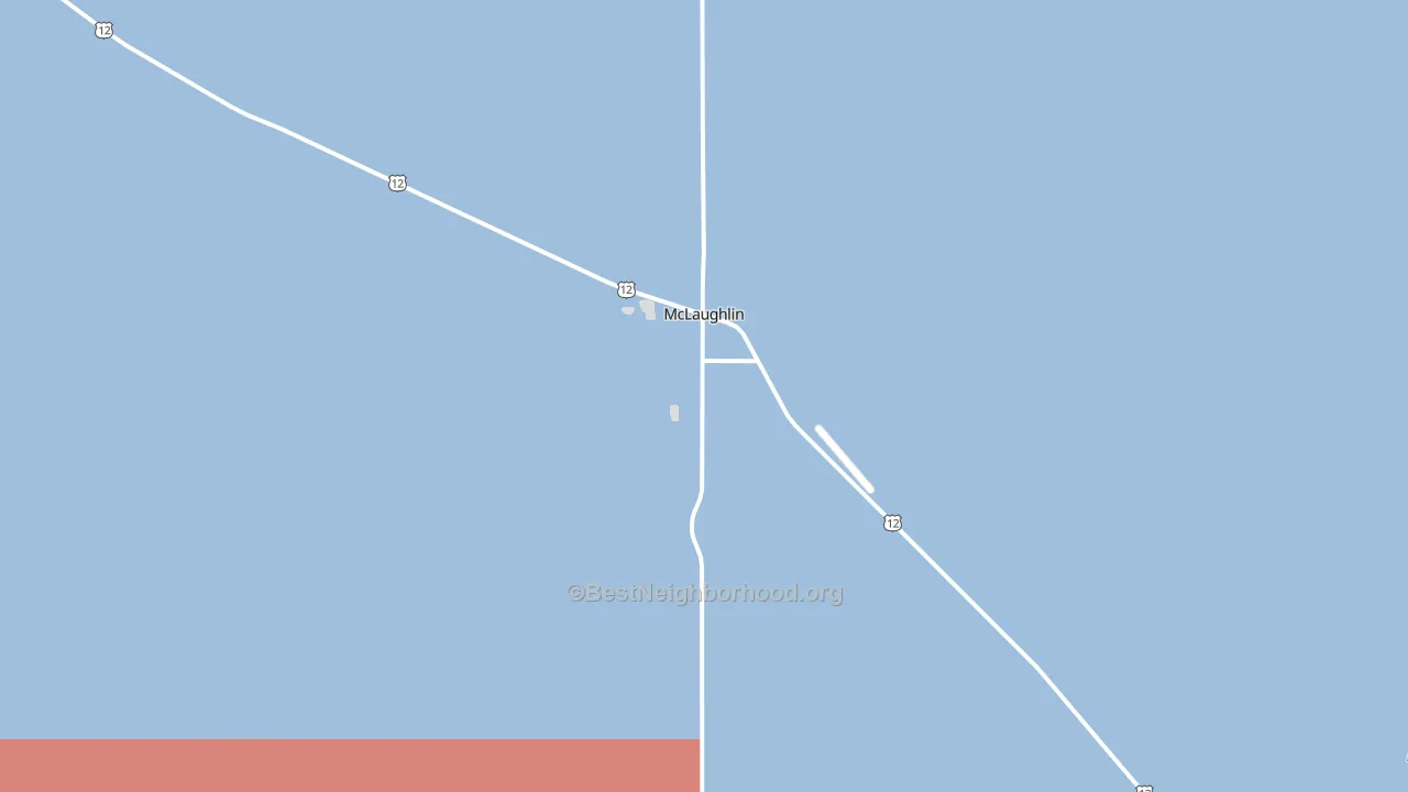 Liberty, SD block-group political-lean map