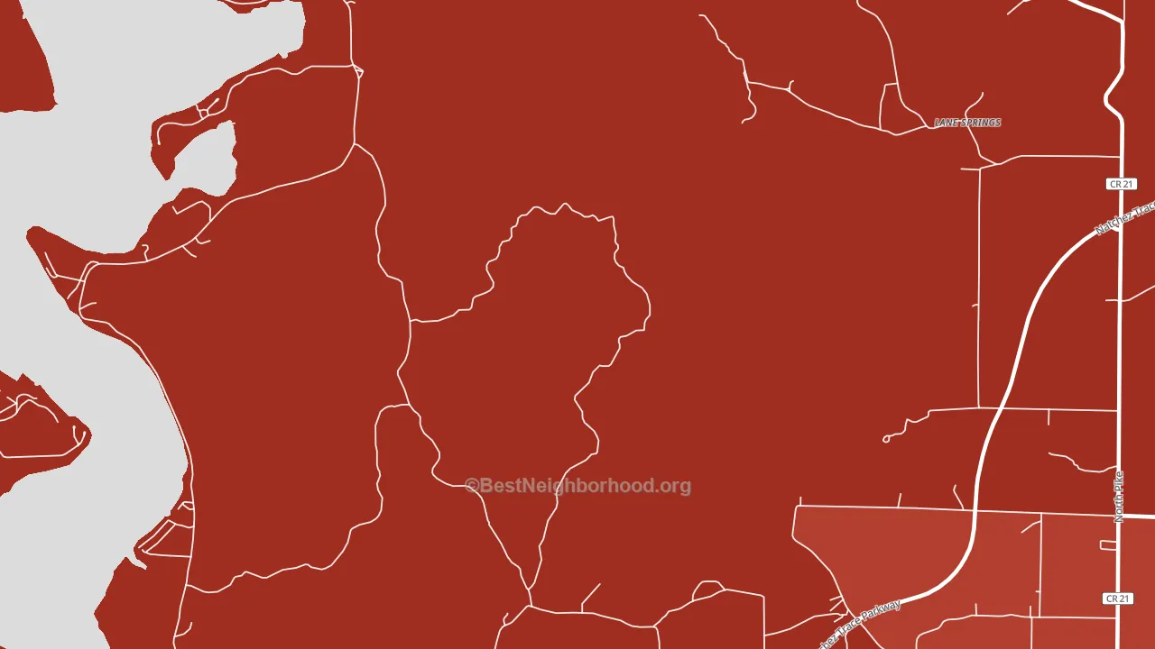 Lime Kiln, AL block-group political-lean map