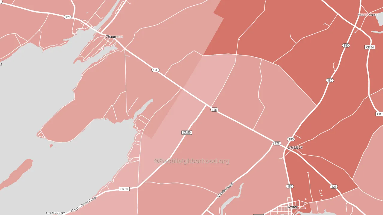 Limerick, NY block-group political-lean map