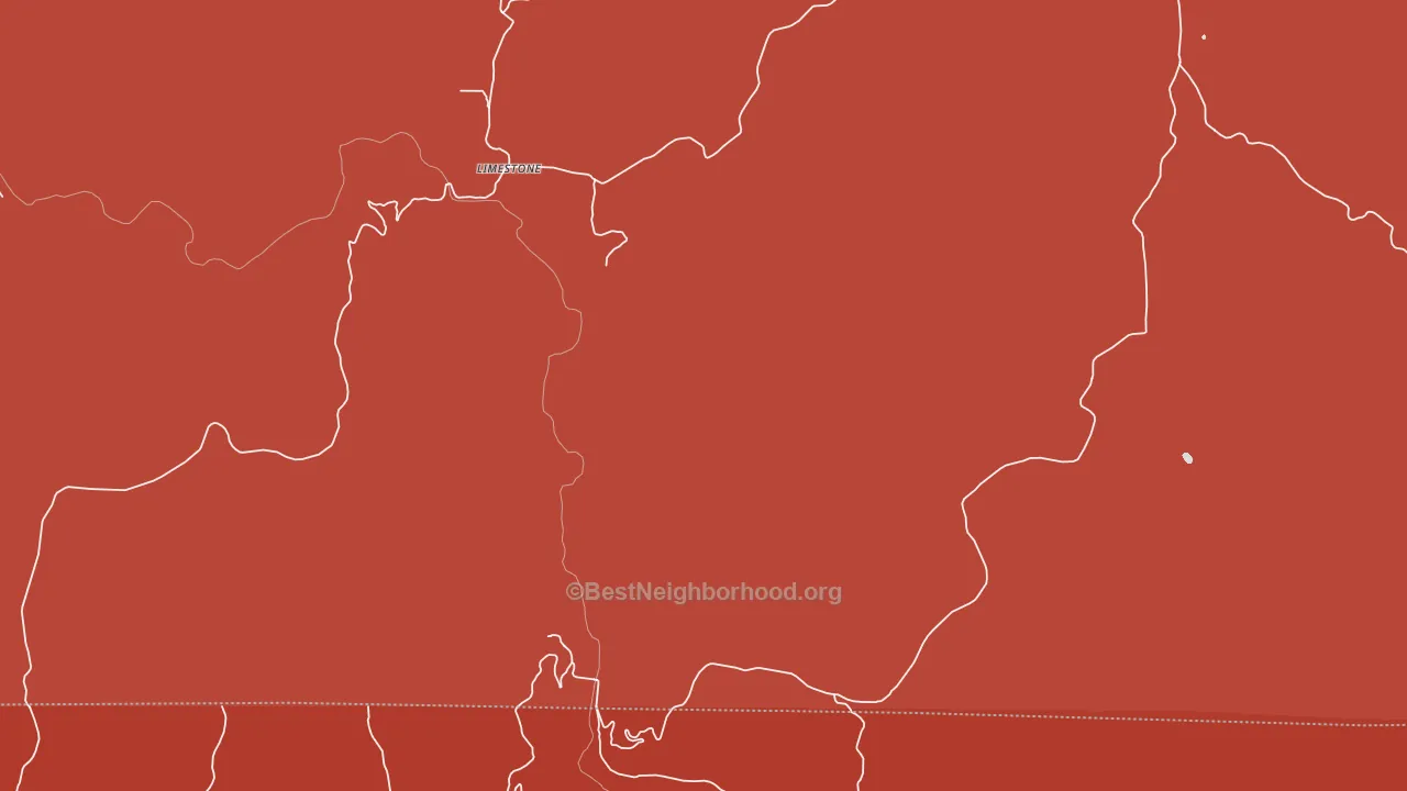 Limestone, AR block-group political-lean map