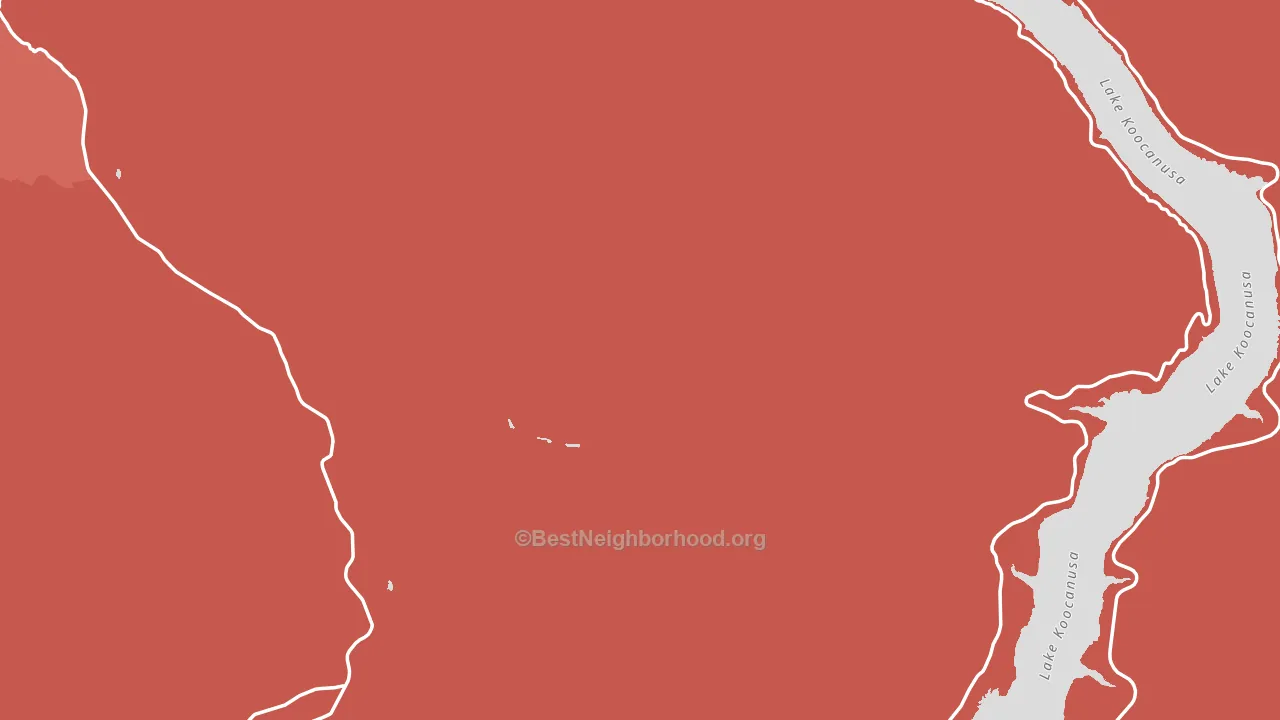 Lincoln County, MT block-group political-lean map