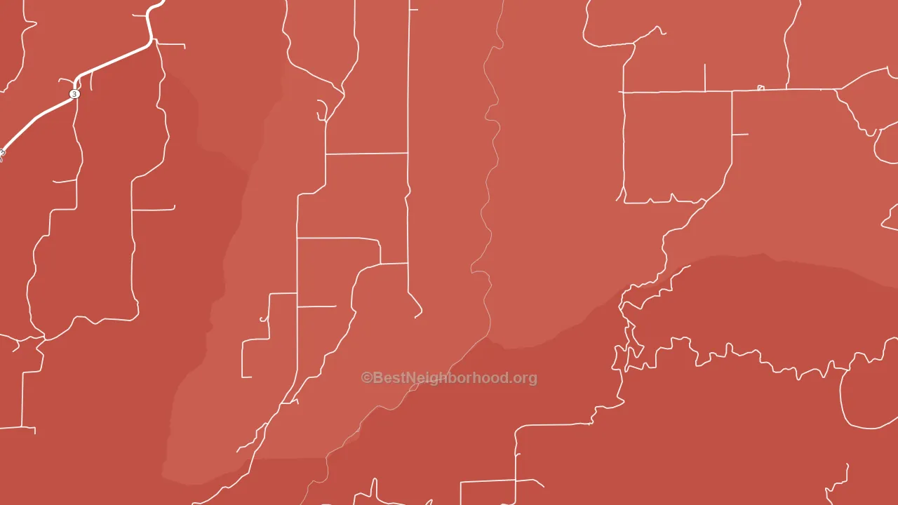 Linden, ID block-group political-lean map