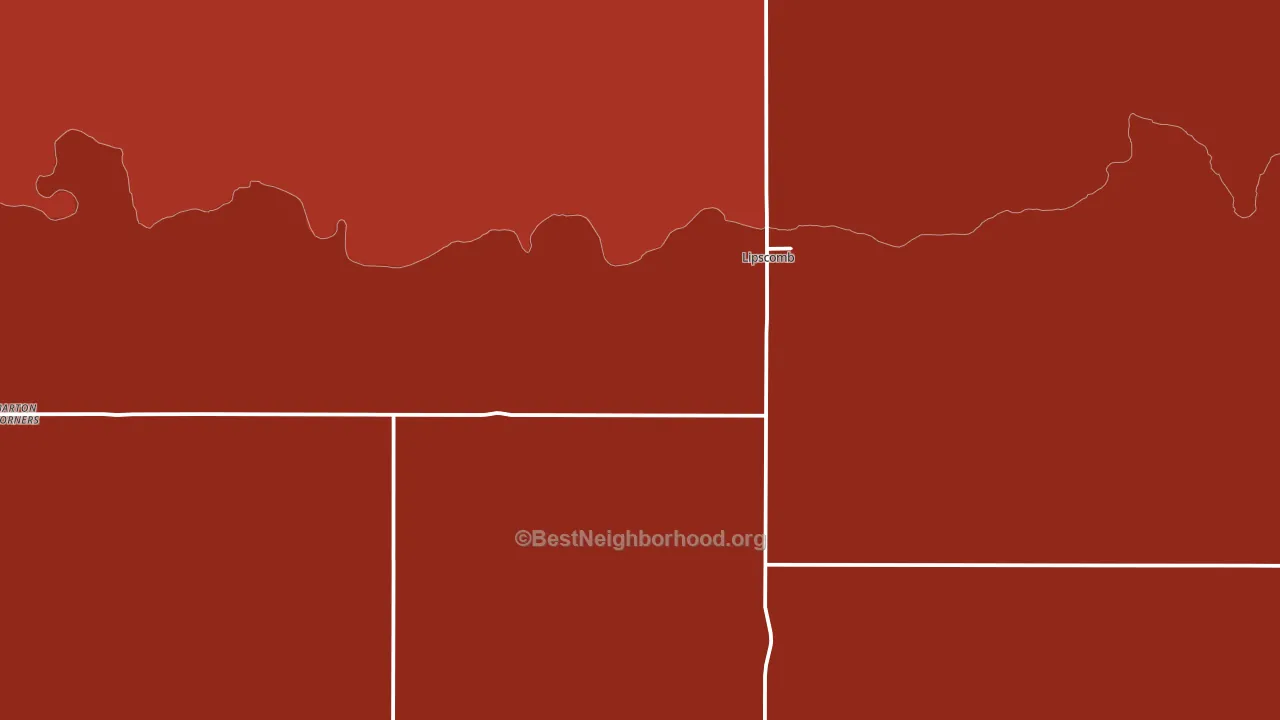 Lipscomb, TX block-group political-lean map