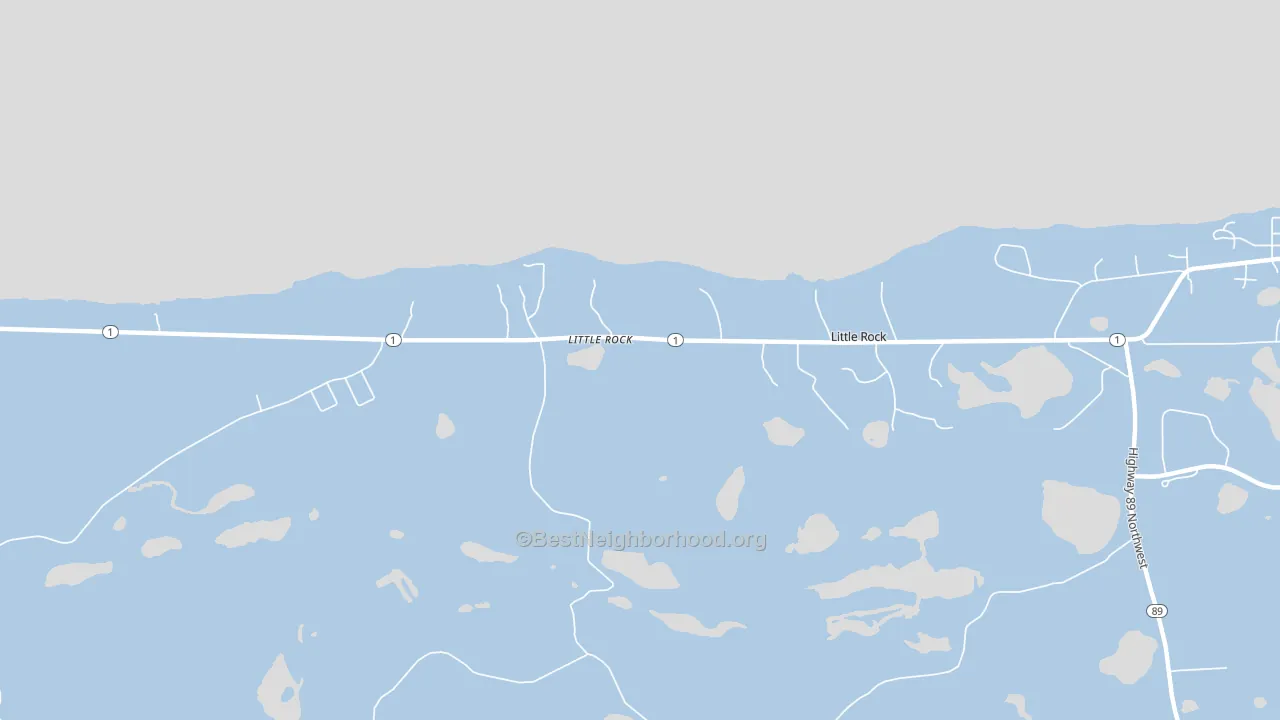 Little Rock, MN block-group political-lean map