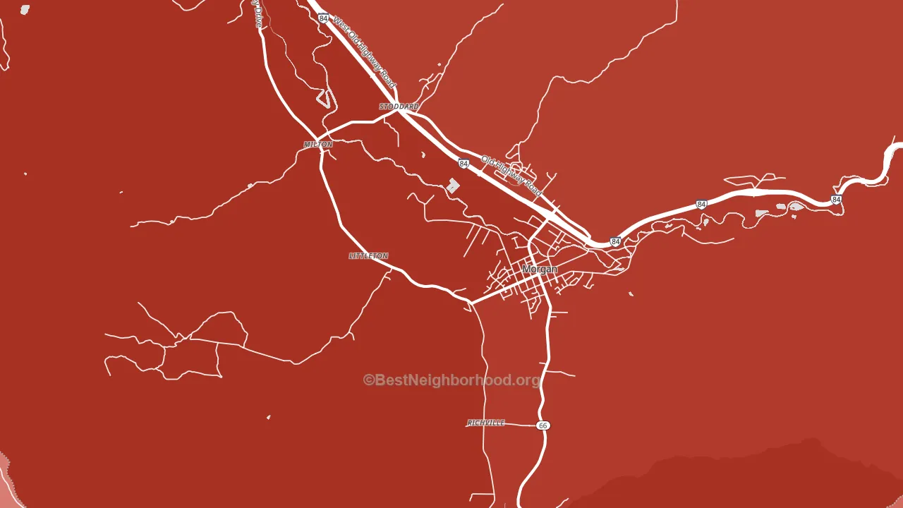 Littleton, UT block-group political-lean map