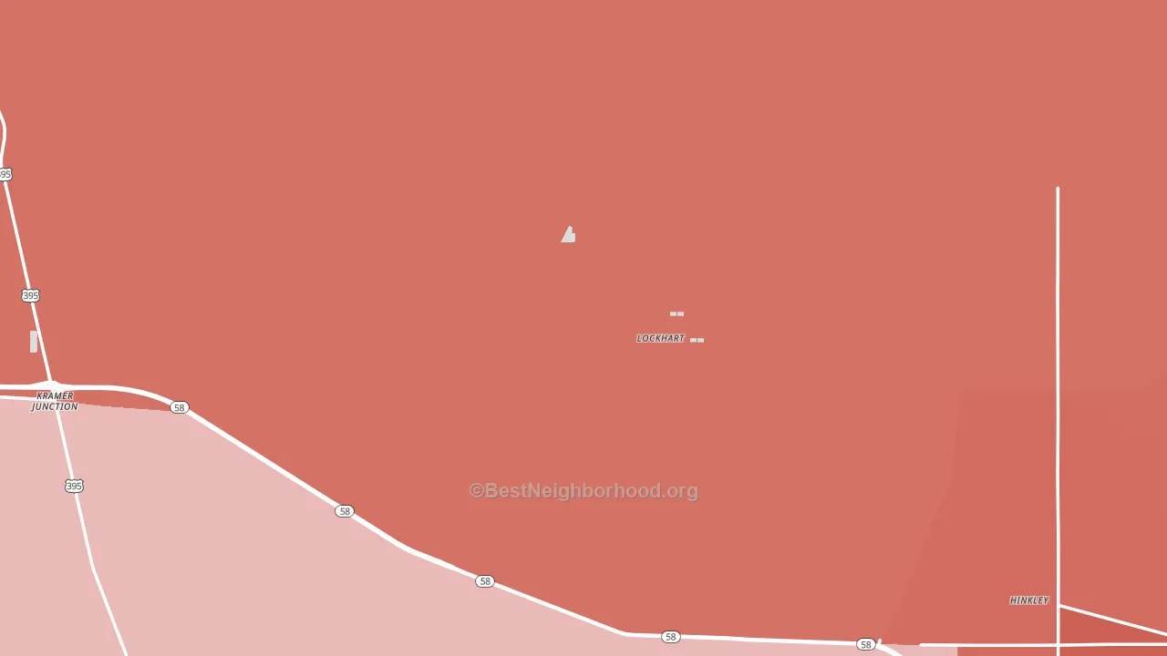 Lockhart, CA block-group political-lean map