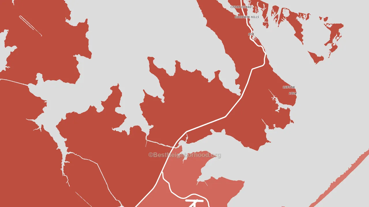 Lola, NC block-group political-lean map