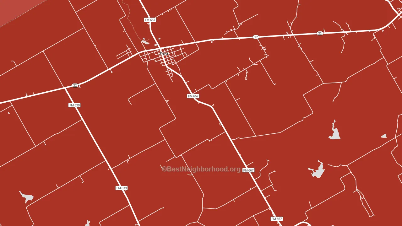 Lone Cedar, TX block-group political-lean map