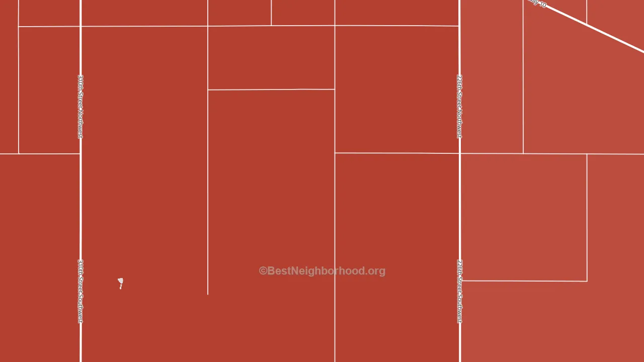 Lone Tree, ND block-group political-lean map