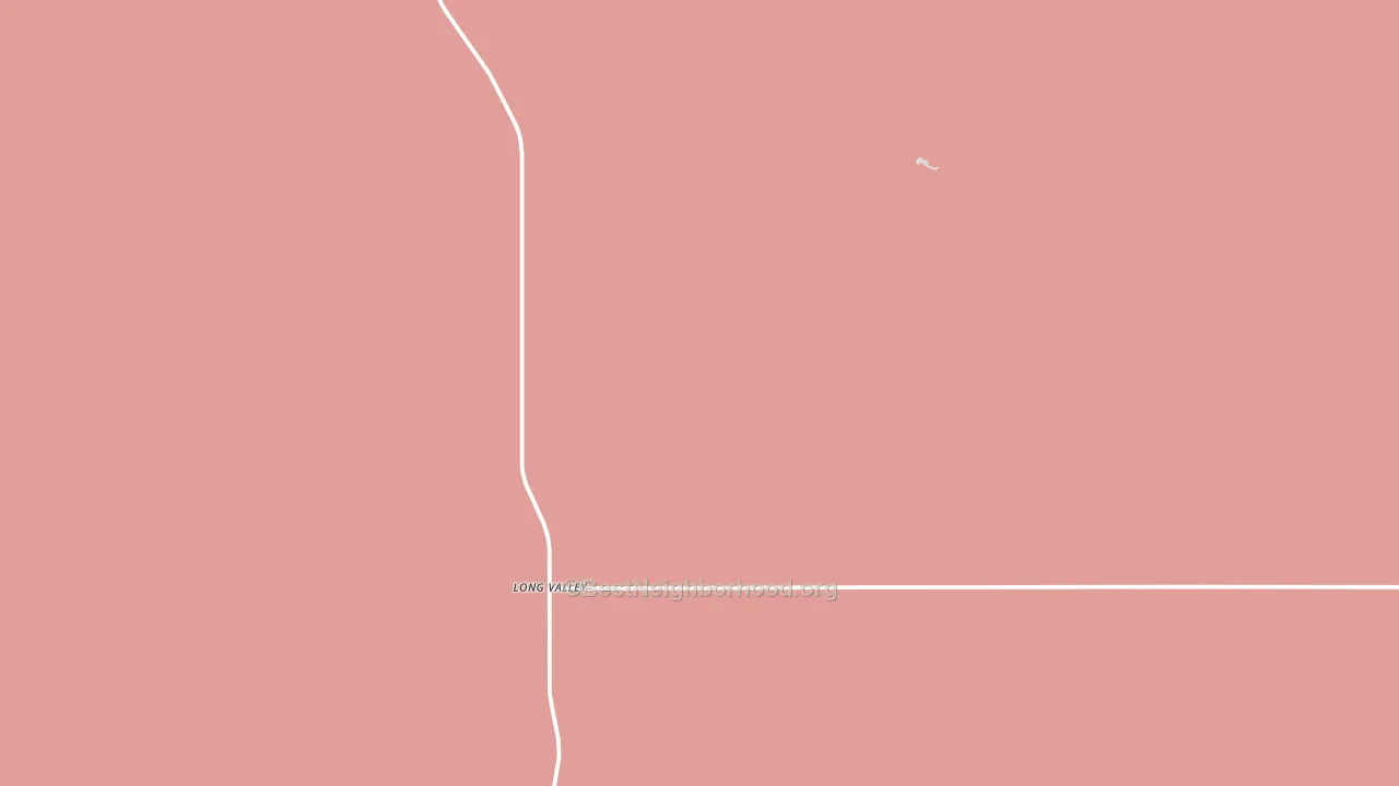 Long Valley, SD block-group political-lean map
