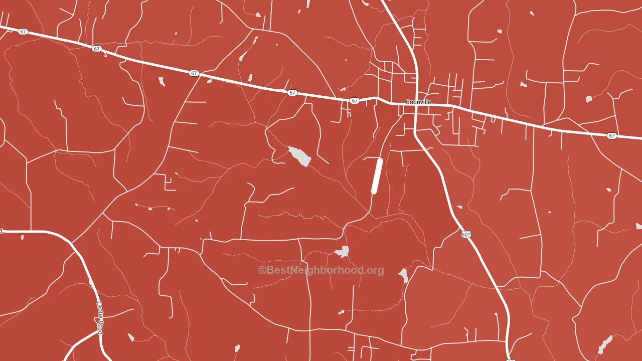 Longtown, NC block-group political-lean map