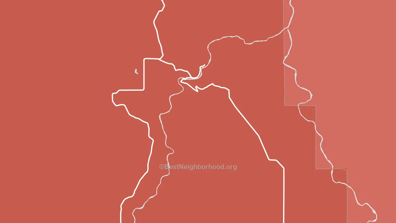 Looking Glass, OR block-group political-lean map