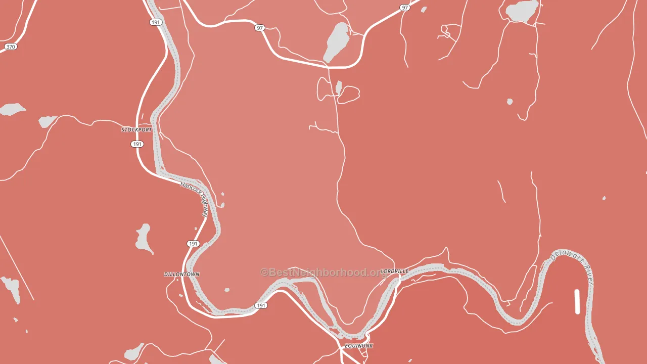 Lordville, NY block-group political-lean map