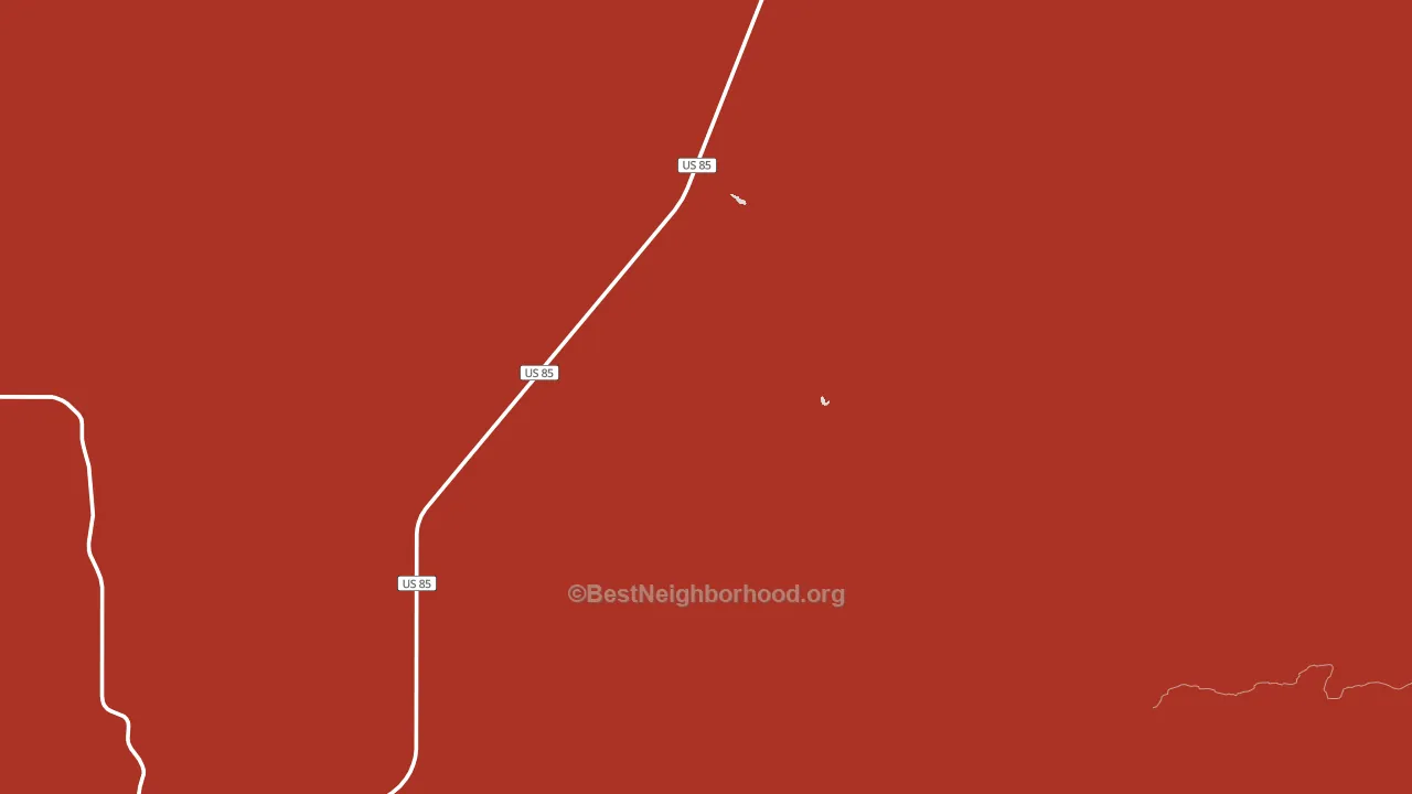 Ludlow, SD block-group political-lean map