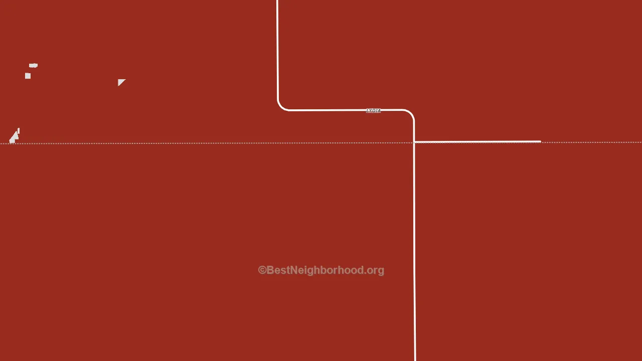 Lydia, KS block-group political-lean map