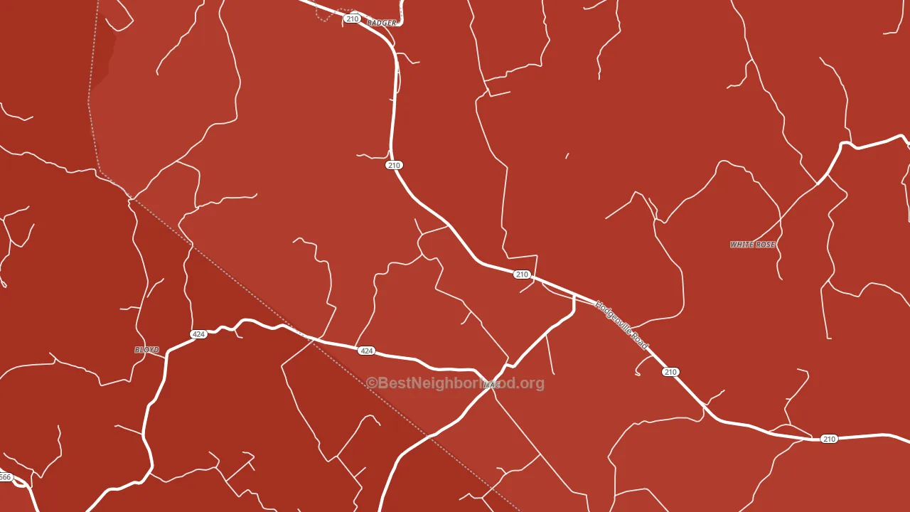 Mac, KY block-group political-lean map