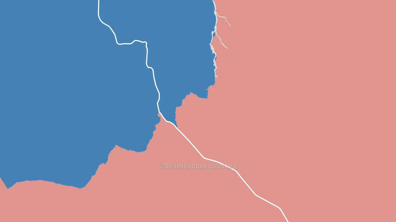 Magdalena, NM block-group political-lean map