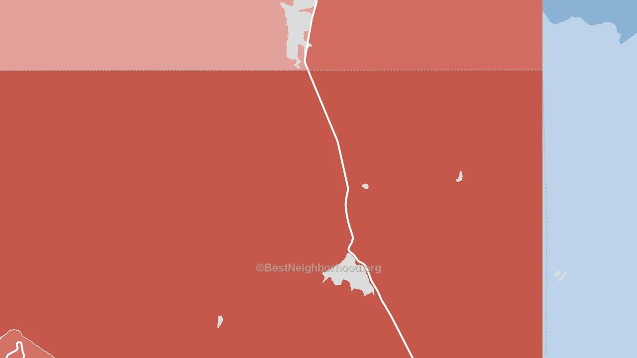 Maher, CO block-group political-lean map