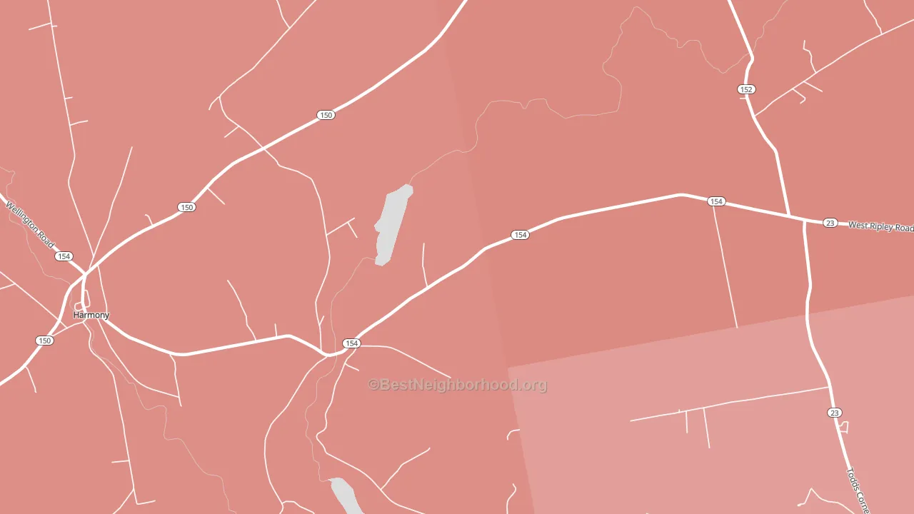Mainstream, ME block-group political-lean map