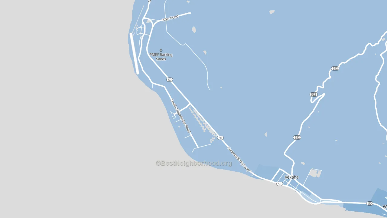 Mana, HI block-group political-lean map