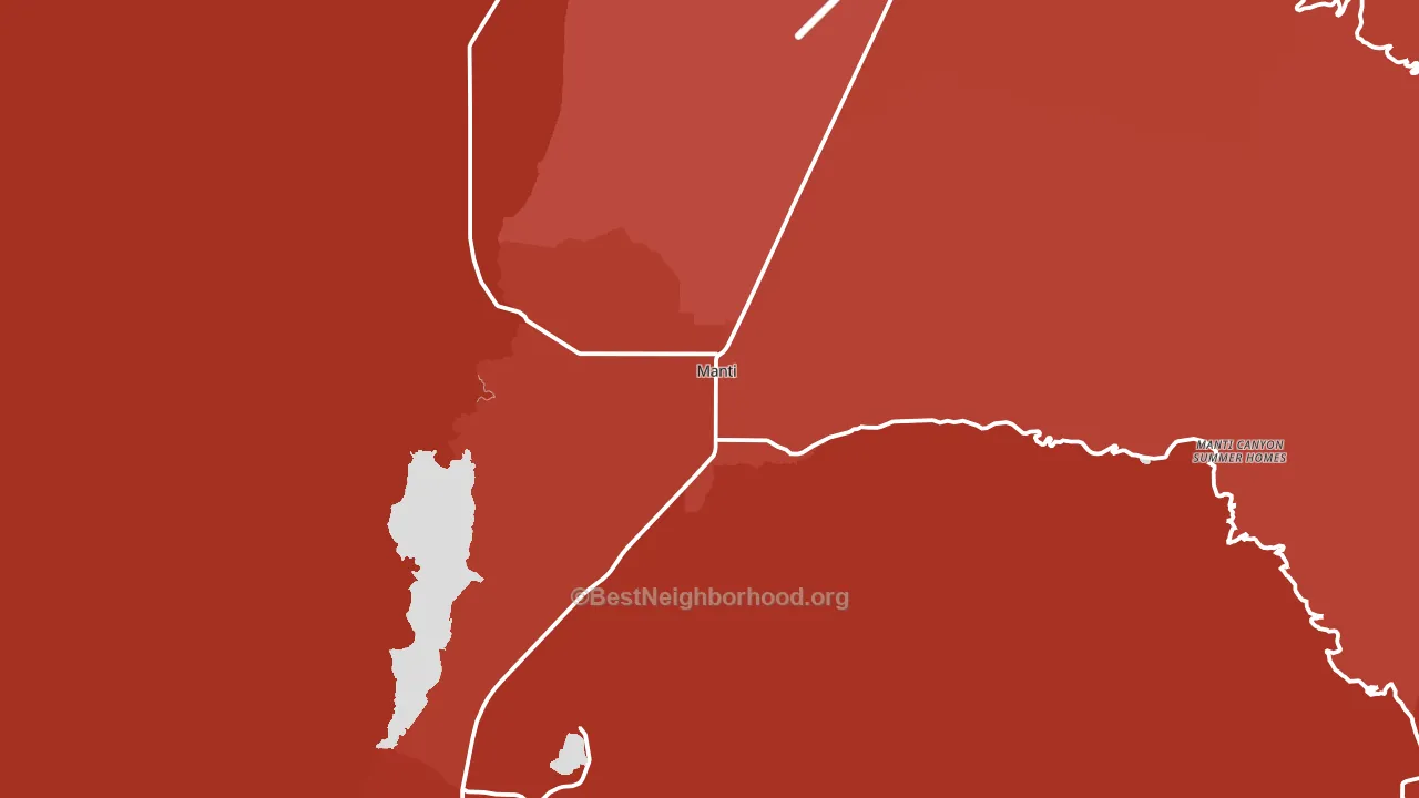 Manti, UT block-group political-lean map