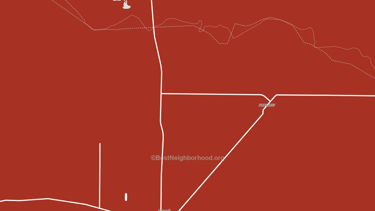 Margaret, TX block-group political-lean map