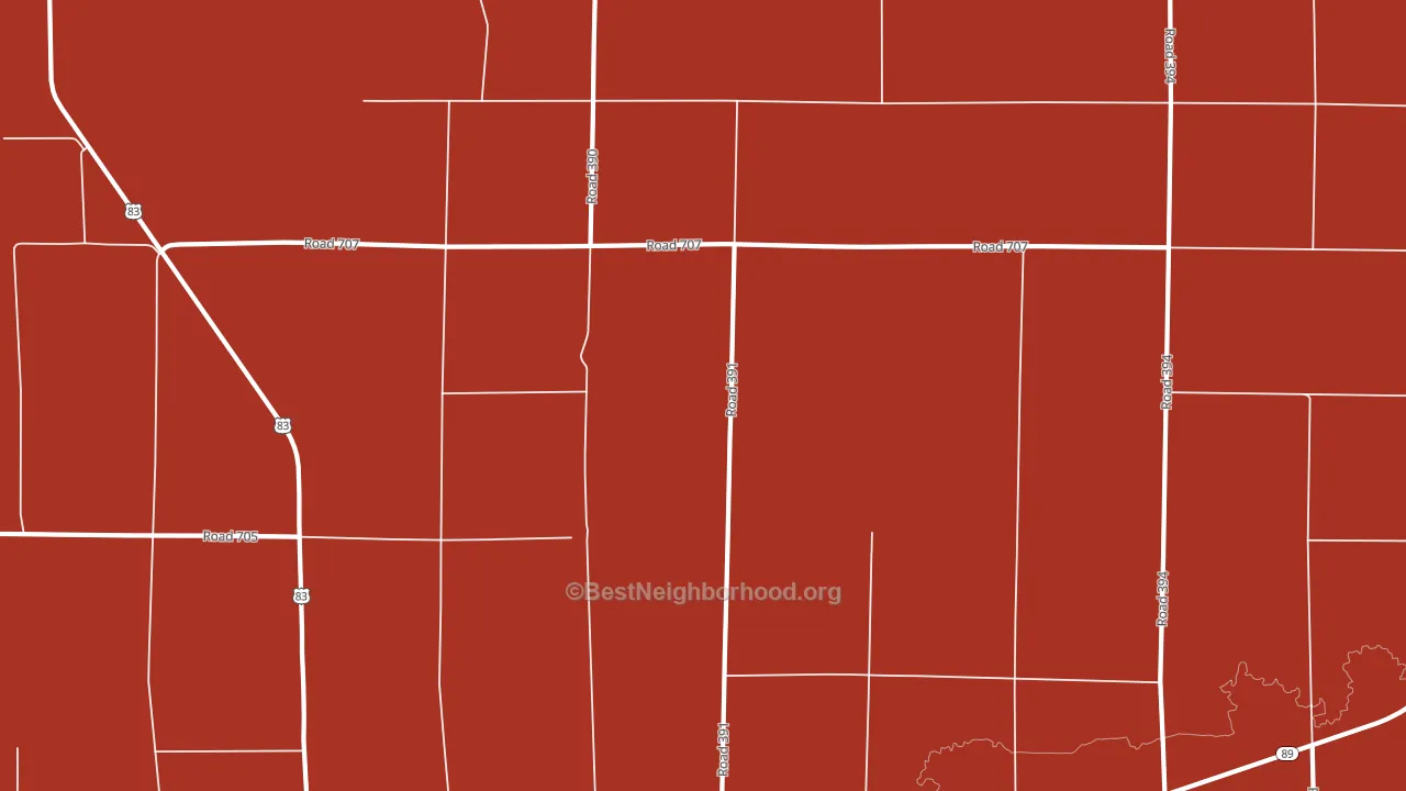 Marion, NE block-group political-lean map
