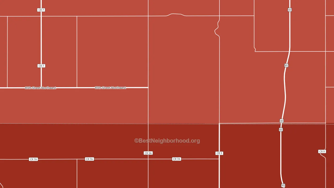 Marmon, ND block-group political-lean map