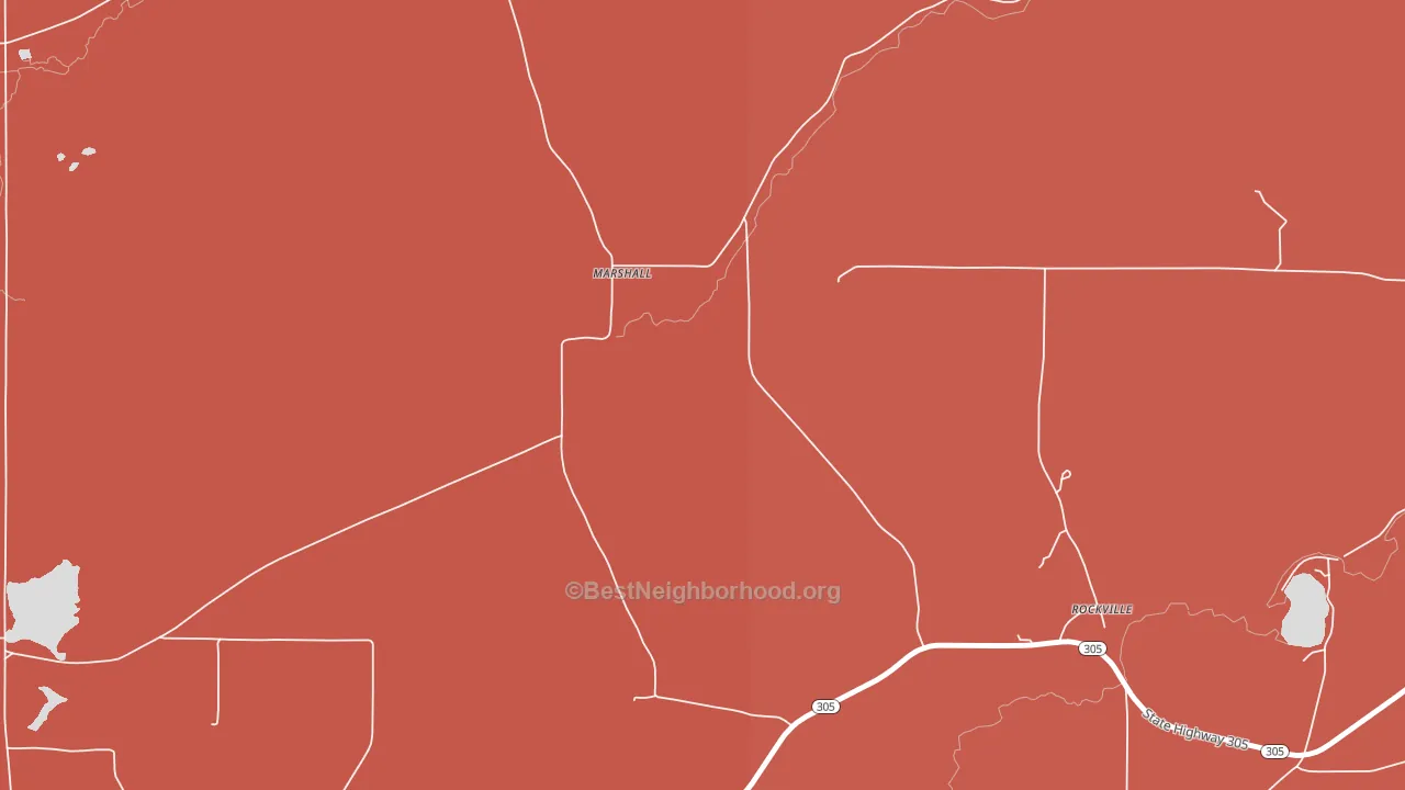 Marshall, NY block-group political-lean map