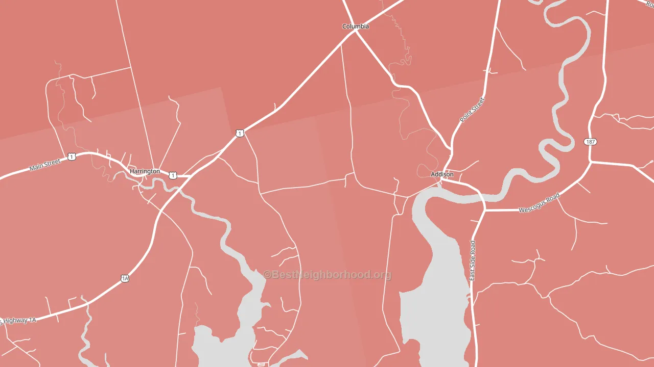 Marshville, ME block-group political-lean map
