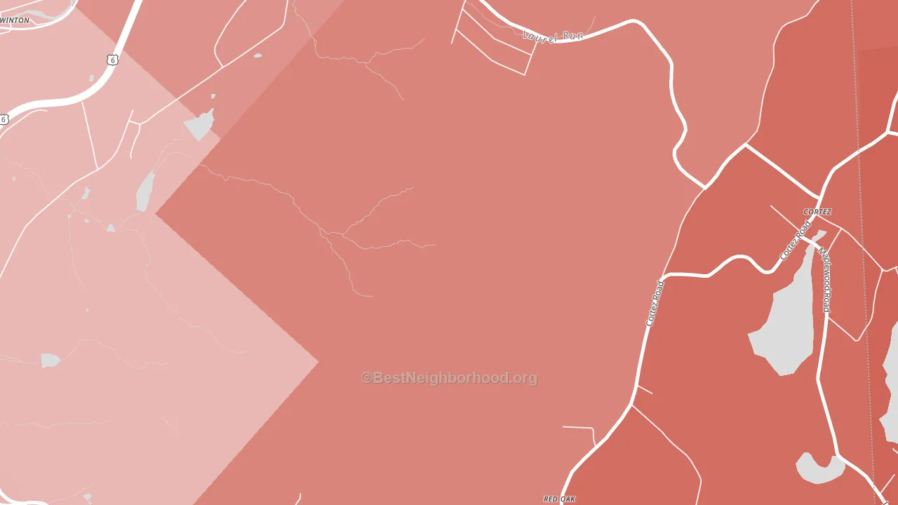 Marshwood, PA block-group political-lean map