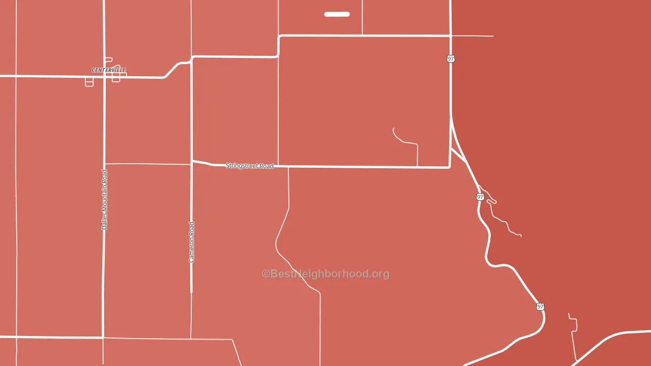 Maryhill, WA block-group political-lean map