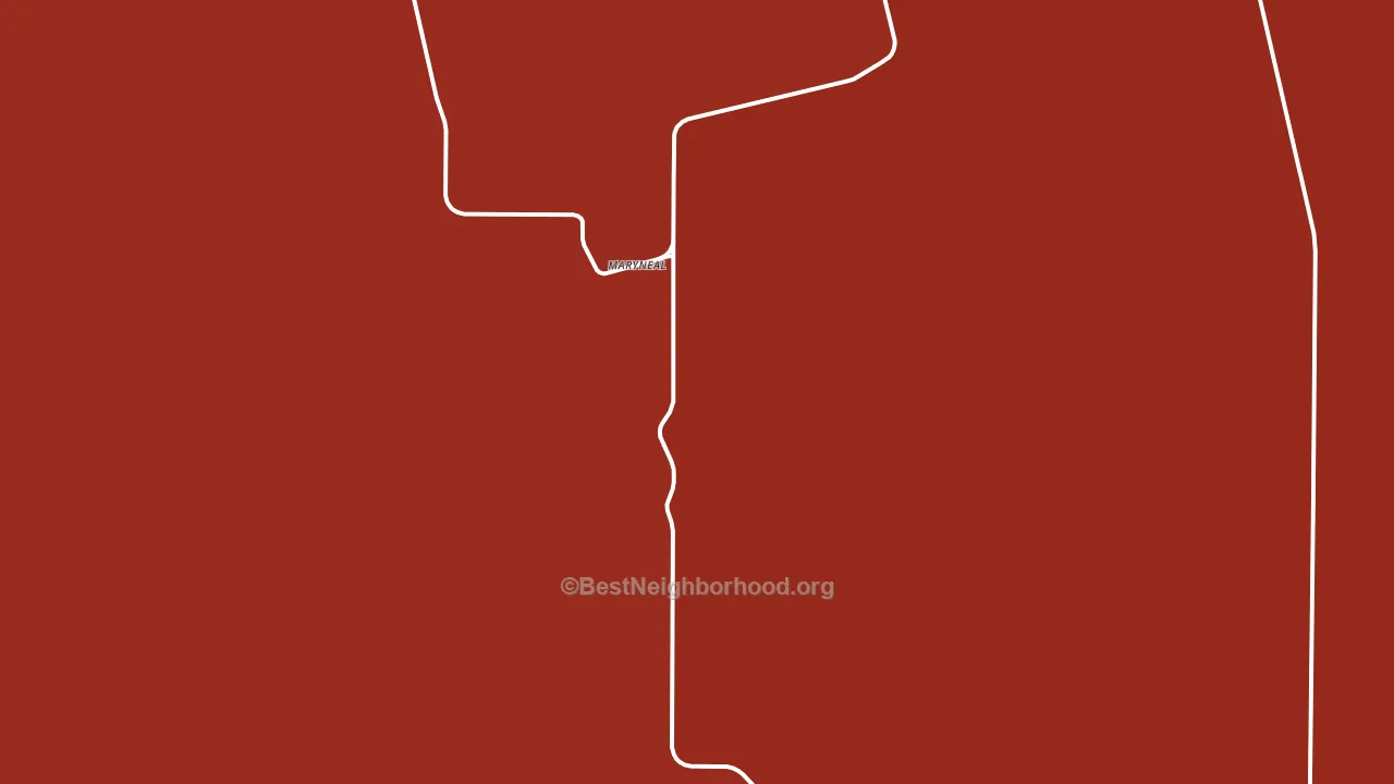 Maryneal, TX block-group political-lean map