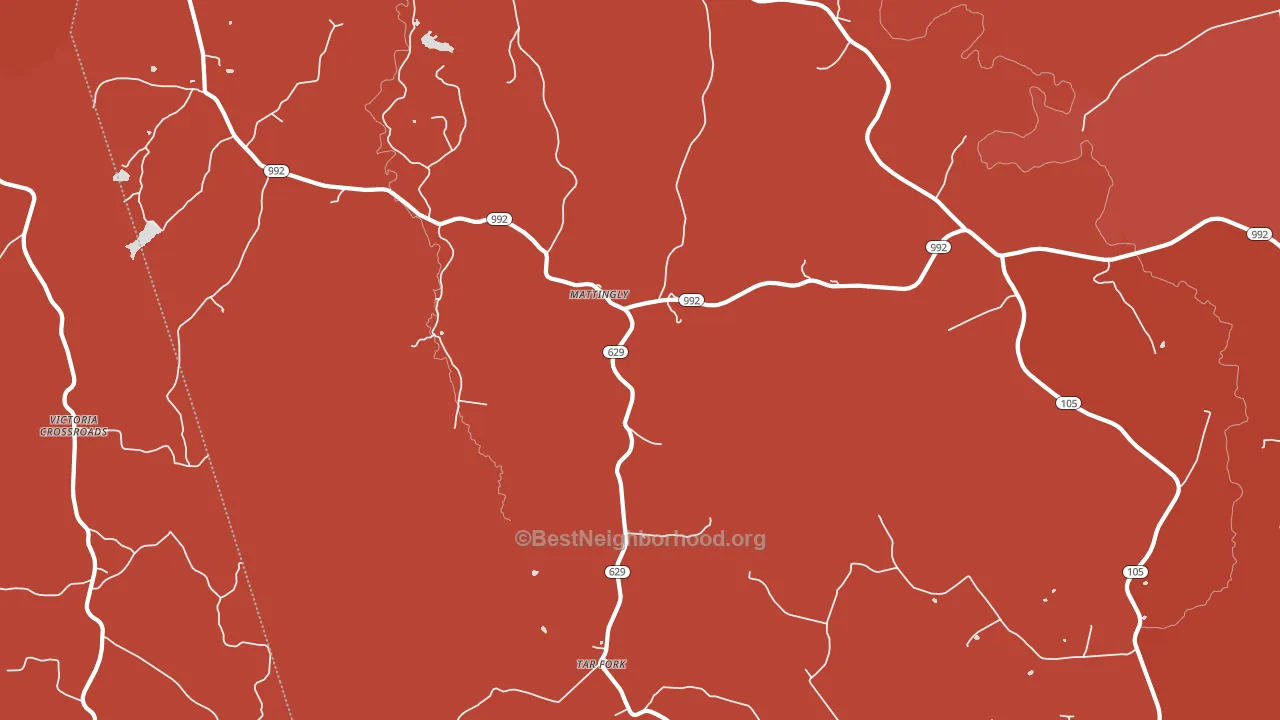Mattingly, KY block-group political-lean map