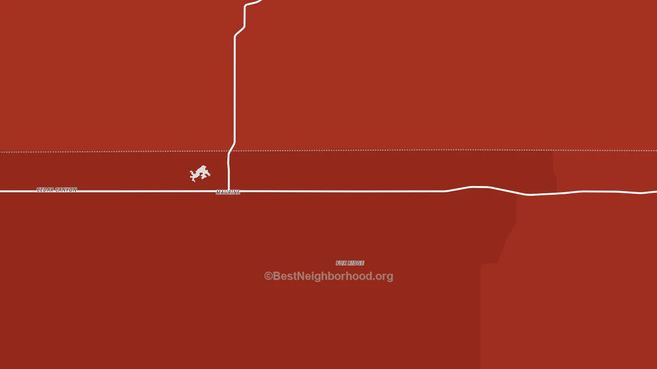 Maurine, SD block-group political-lean map