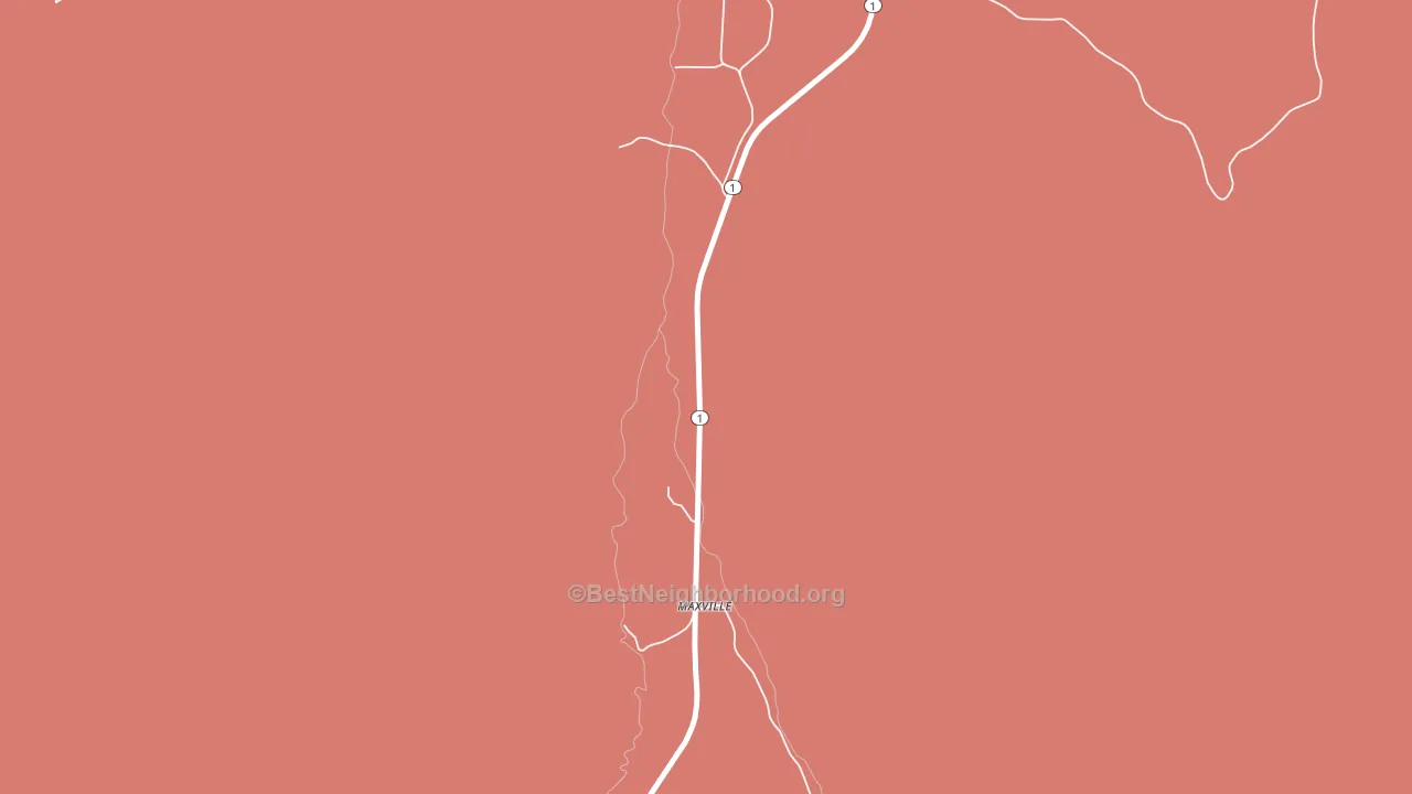 Maxville, MT block-group political-lean map