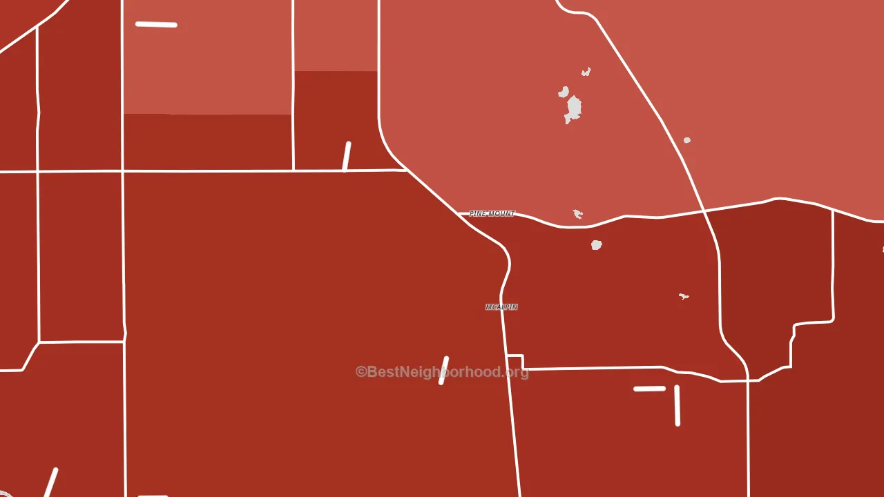 Mc Alpin, FL block-group political-lean map