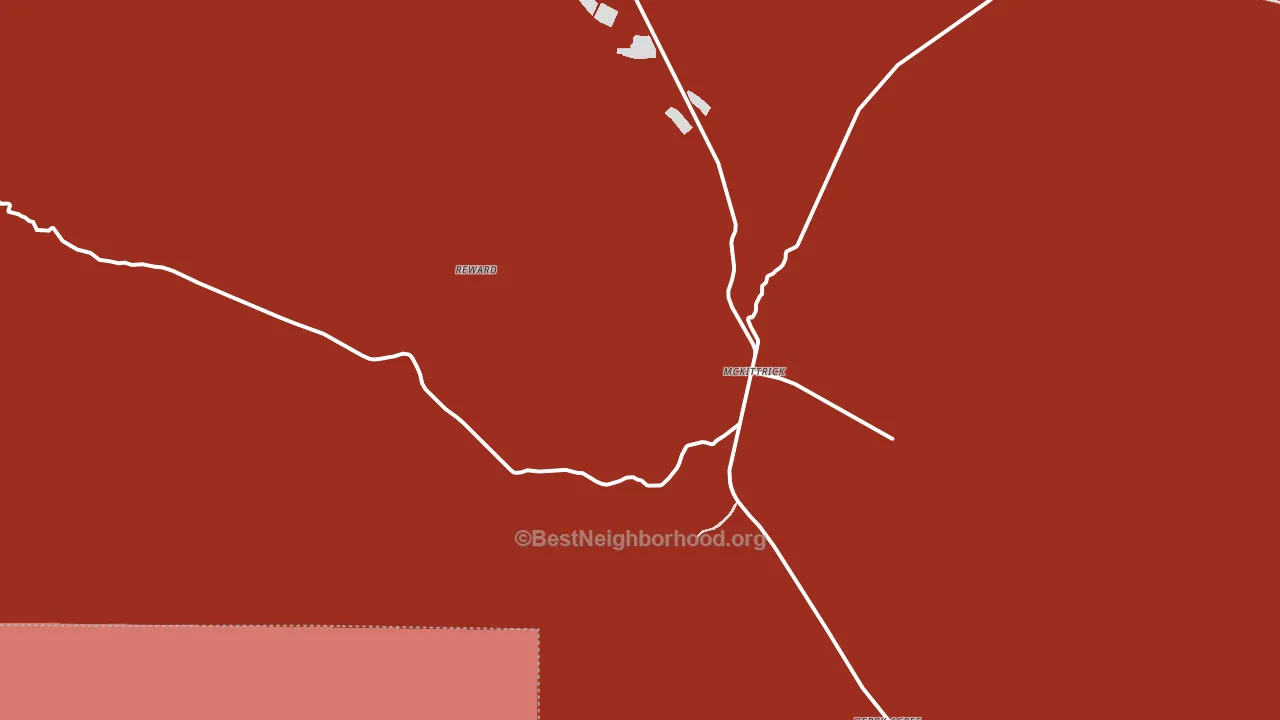 Mc Kittrick, CA block-group political-lean map
