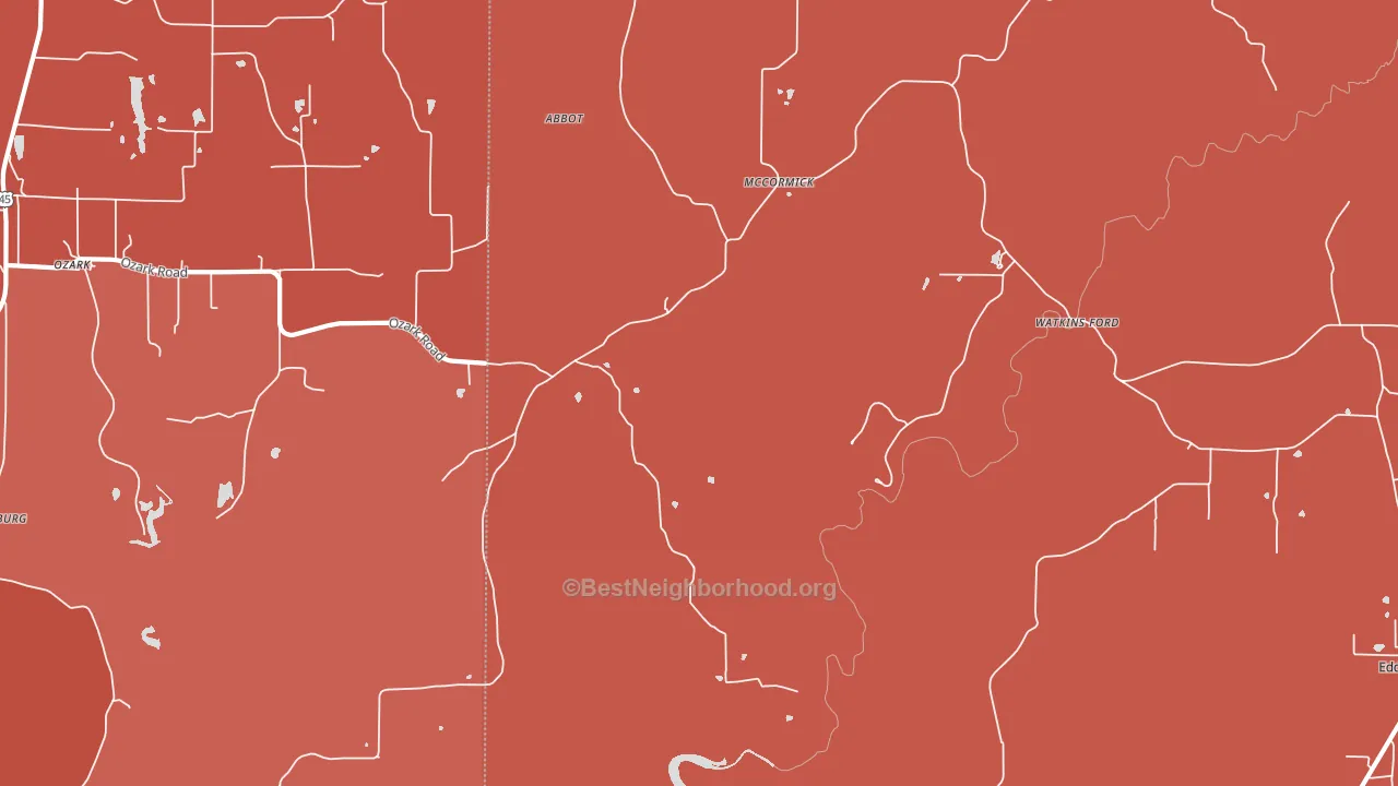 McCormick, IL block-group political-lean map