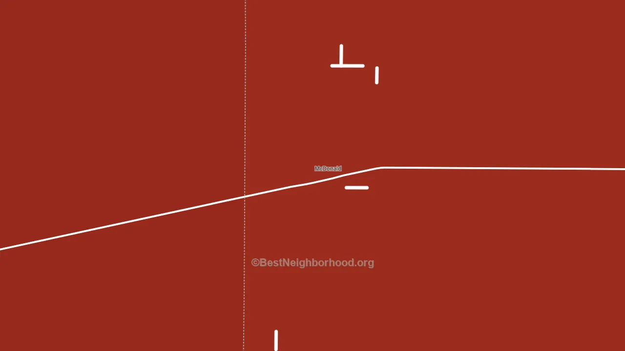 McDonald, KS block-group political-lean map